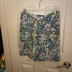 offline floral bike shorts